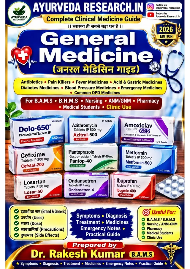जनरल मेडिसिन गाइड — eBook कवर
